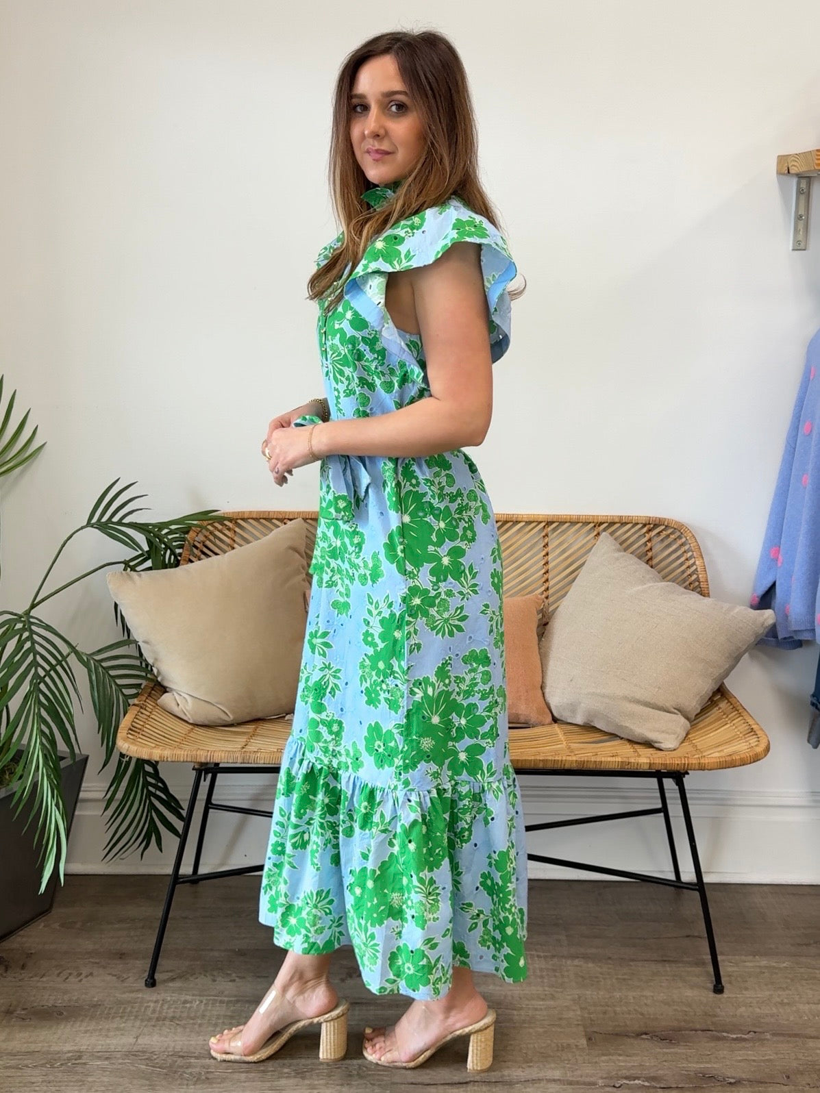 Entro | Gigi Floral Midi Dress | Sweetest Stitch Boutique Richmond