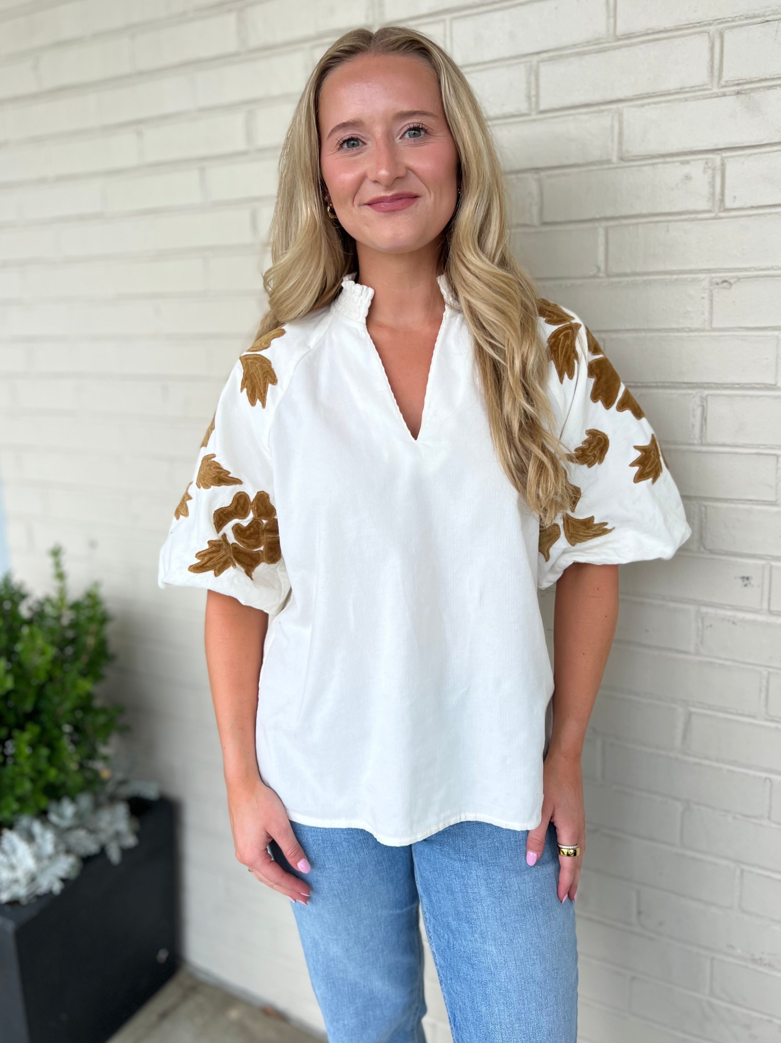 THML | Sophia Puff Sleeve Top | Sweetest Stitch Boutique