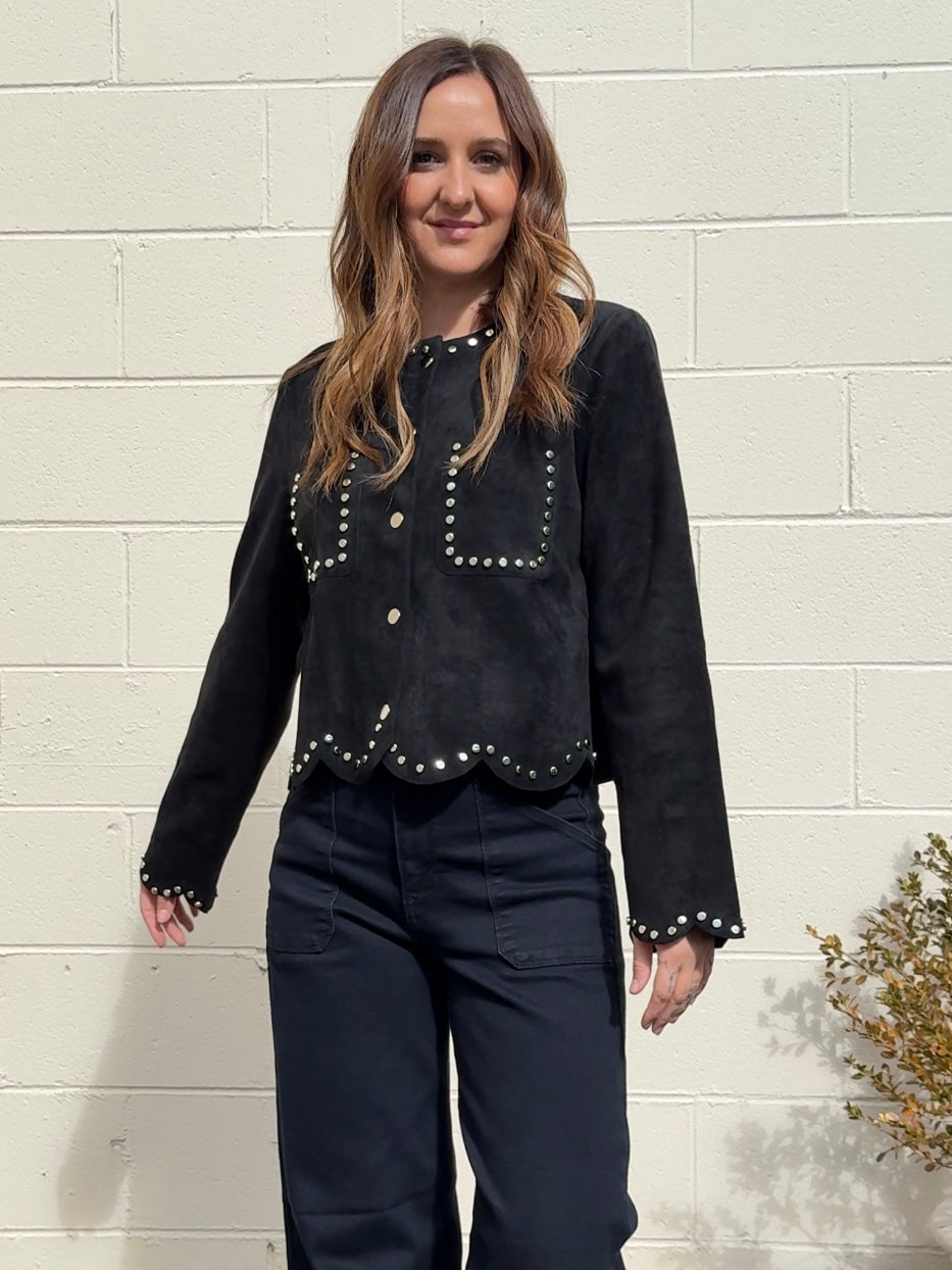 Fore | Selene Scalloped Hem Jacket | Sweetest Stitch Boutique