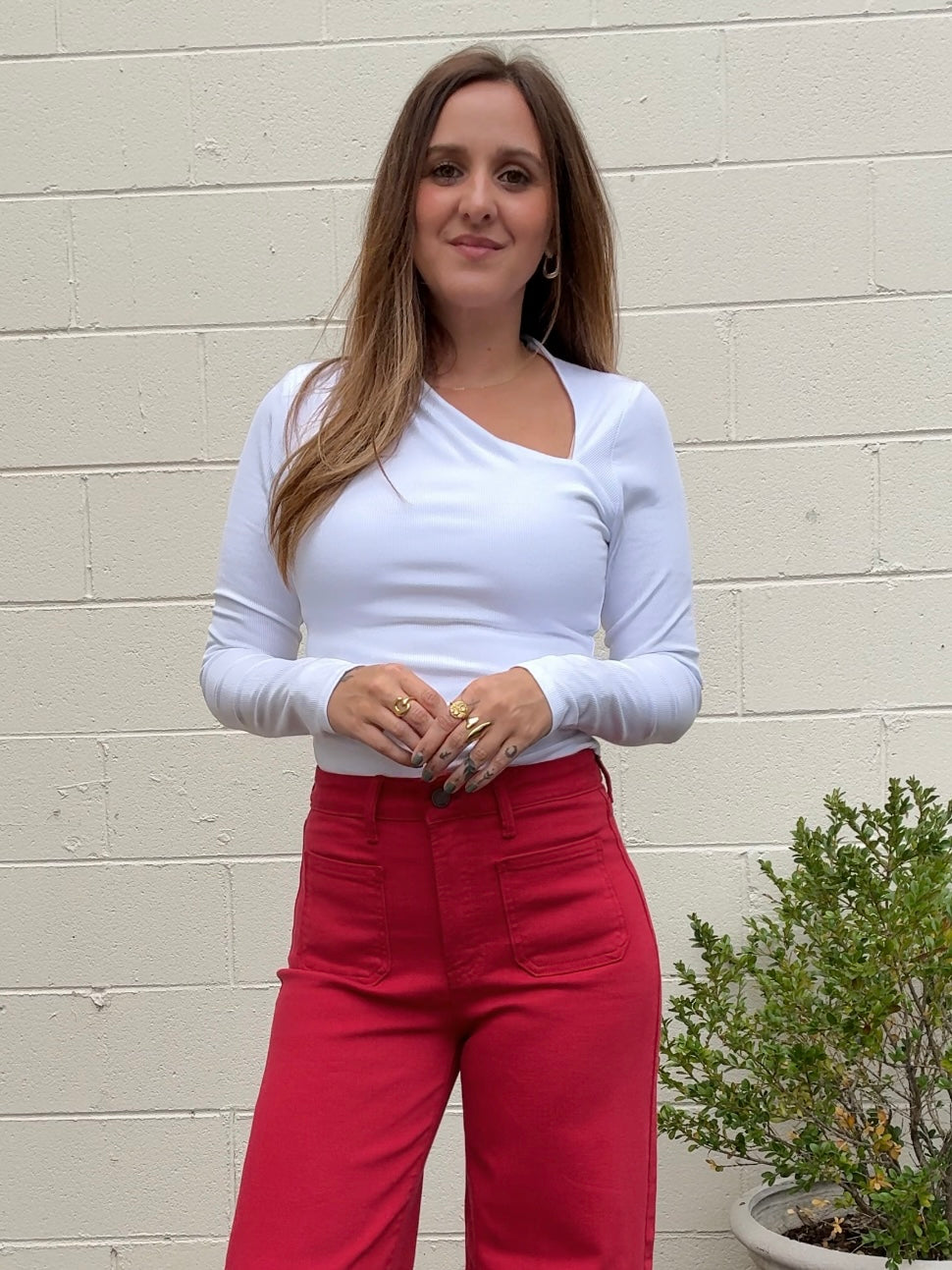 Fore |  Marley Long Sleeve Ribbed Top | Sweetest Stitch Boutique