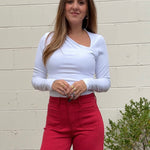 Fore |  Marley Long Sleeve Ribbed Top | Sweetest Stitch Boutique
