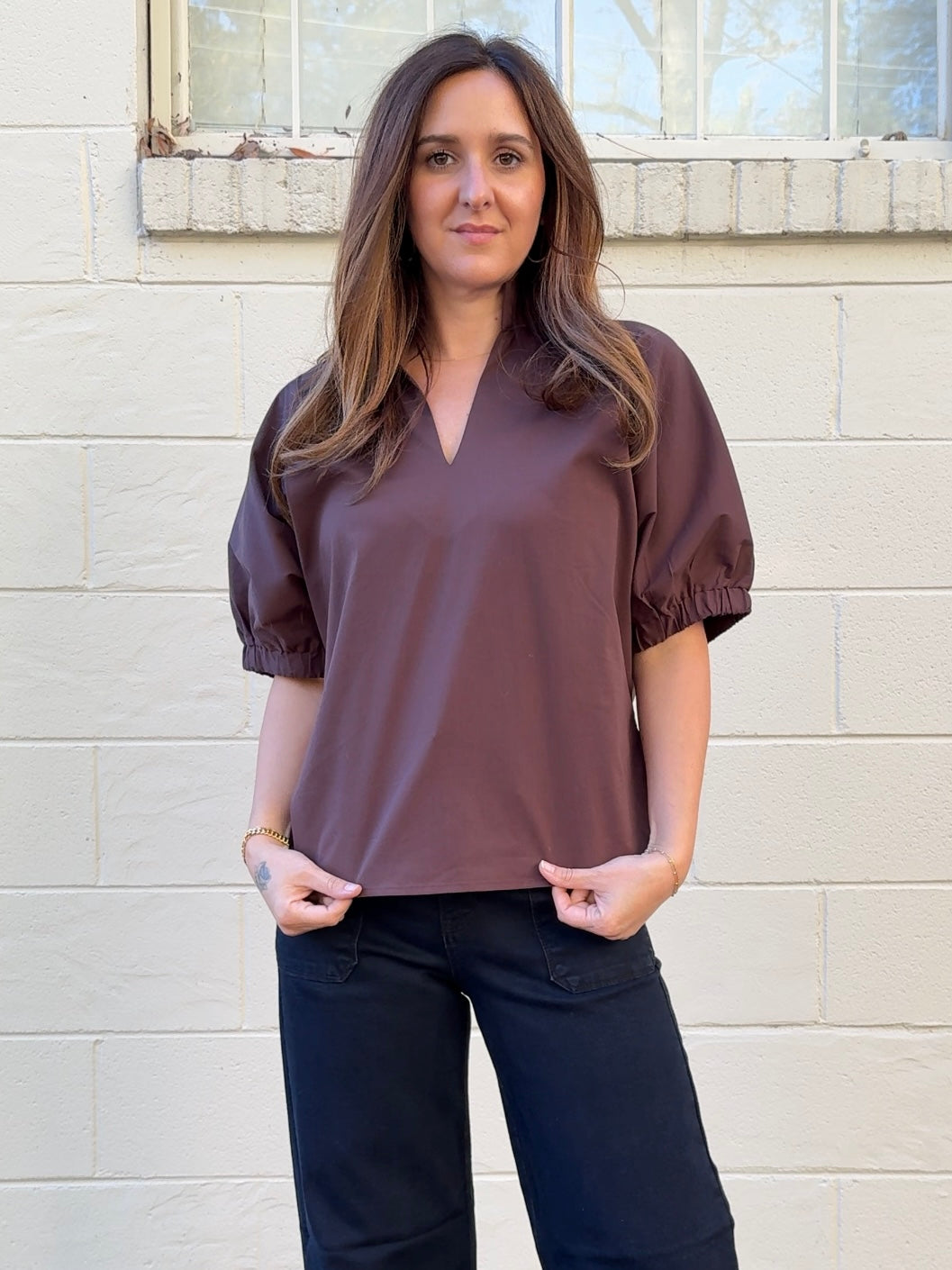 Entro | Serenity V-Neck Top | Sweetest Stitch Boutique Richmond