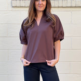 Entro | Serenity V-Neck Top | Sweetest Stitch Boutique Richmond