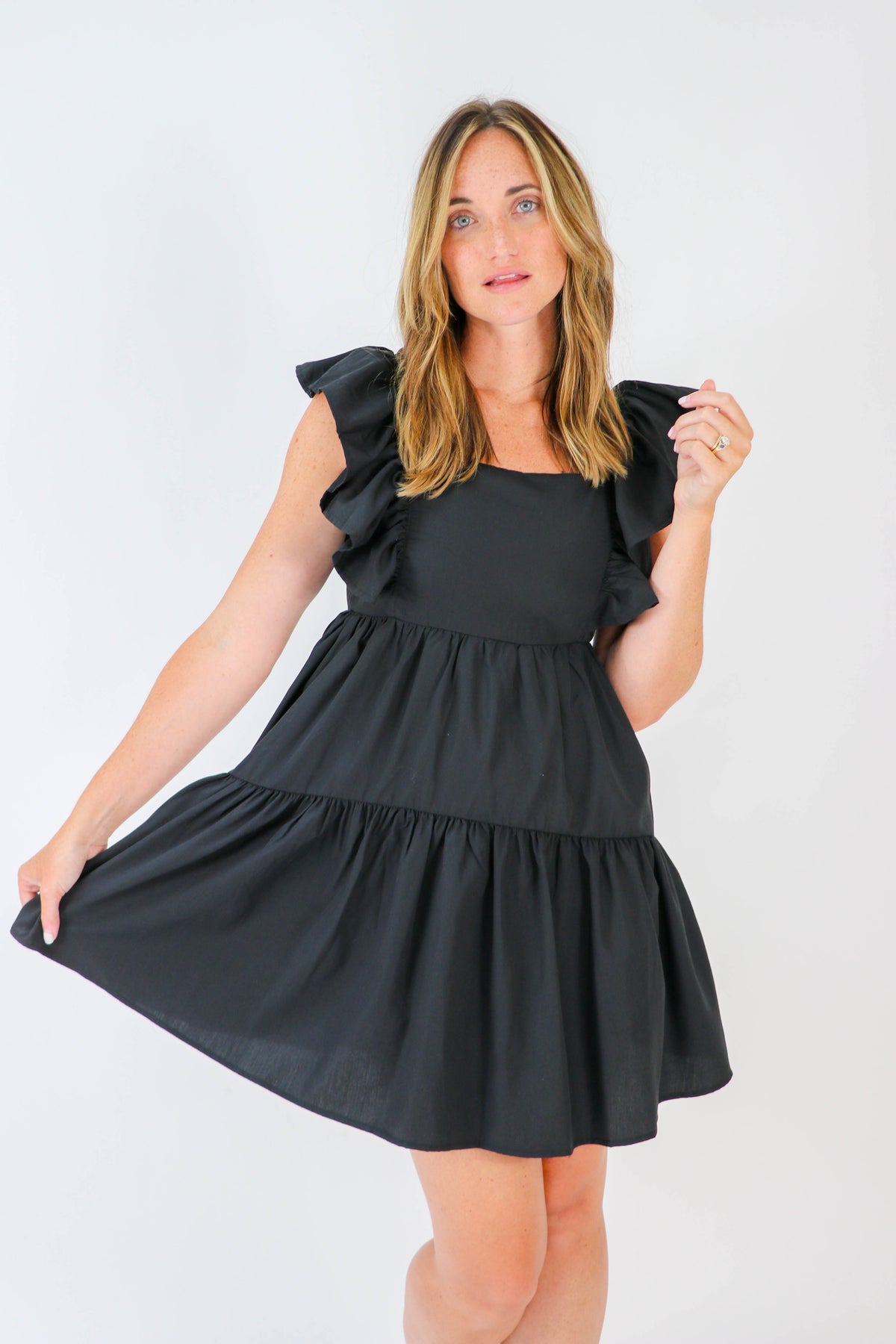 Entro | Ruffle Sleeve Babydoll Dress for Women | Sweetest Stitch