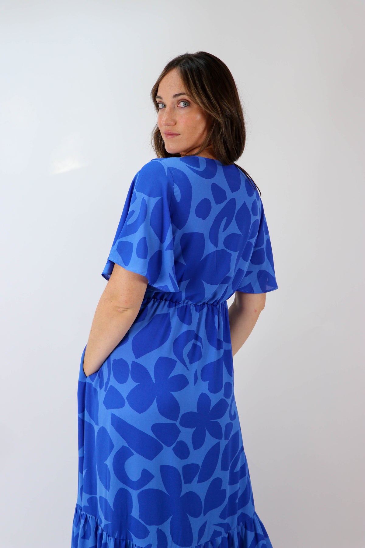 Blue Floral Maxi Dress | Sweetest Stitch Women&#39;s Online Boutique