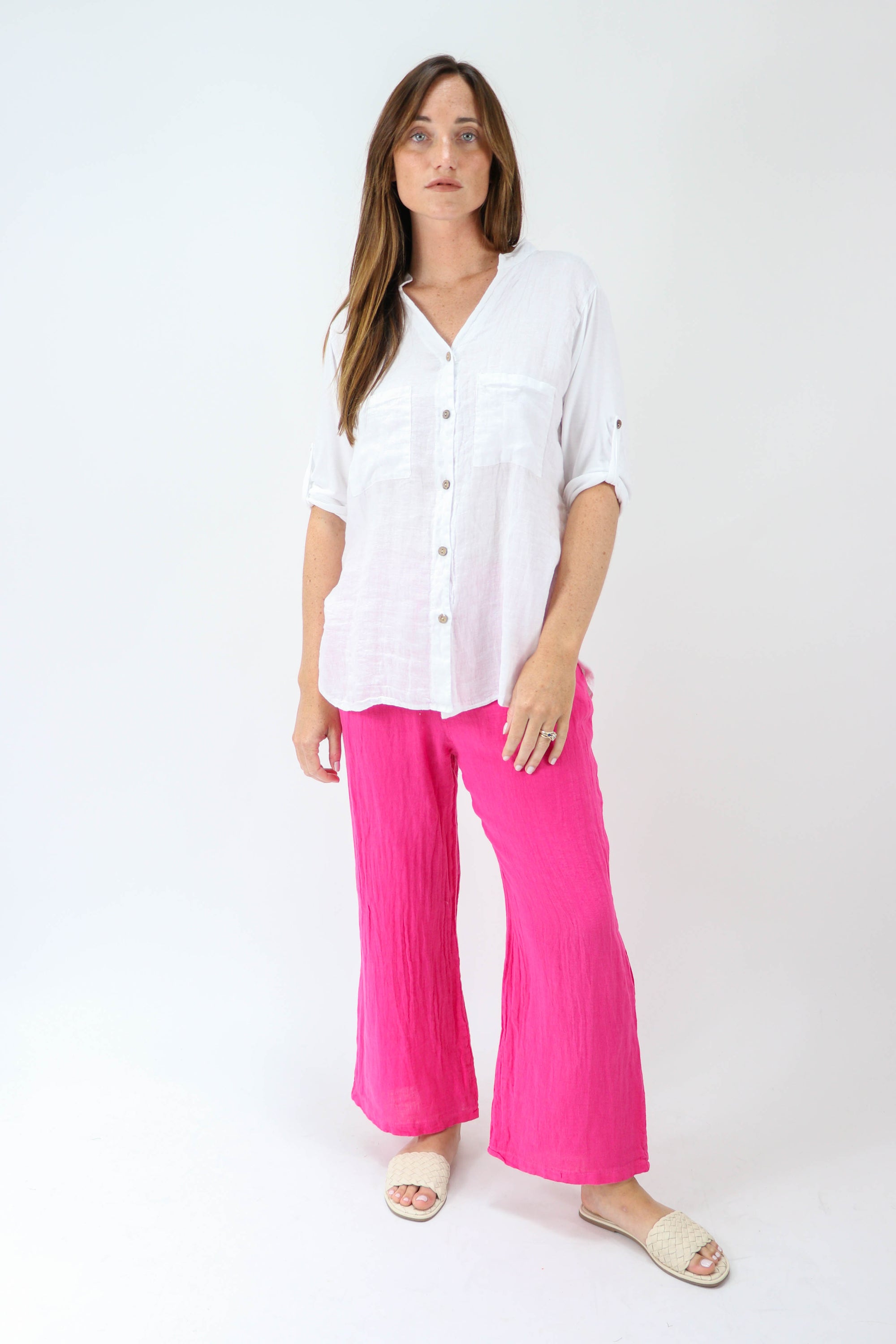 Wide Leg Linen Pants | Sweetest Stitch Women's Boutique