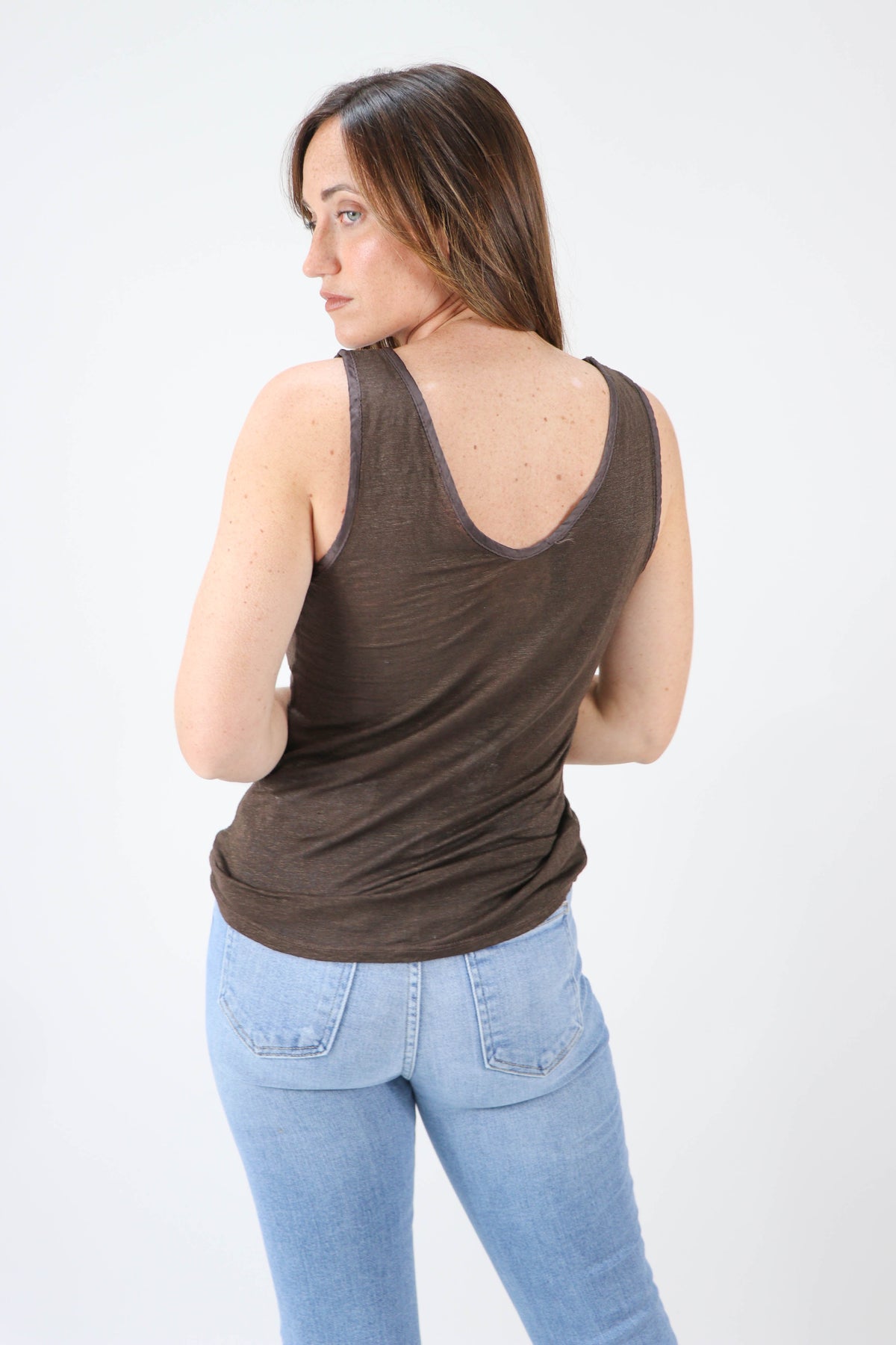 Linen Sleeveless Tank Top | Sweetest Stitch Women&#39;s Boutique