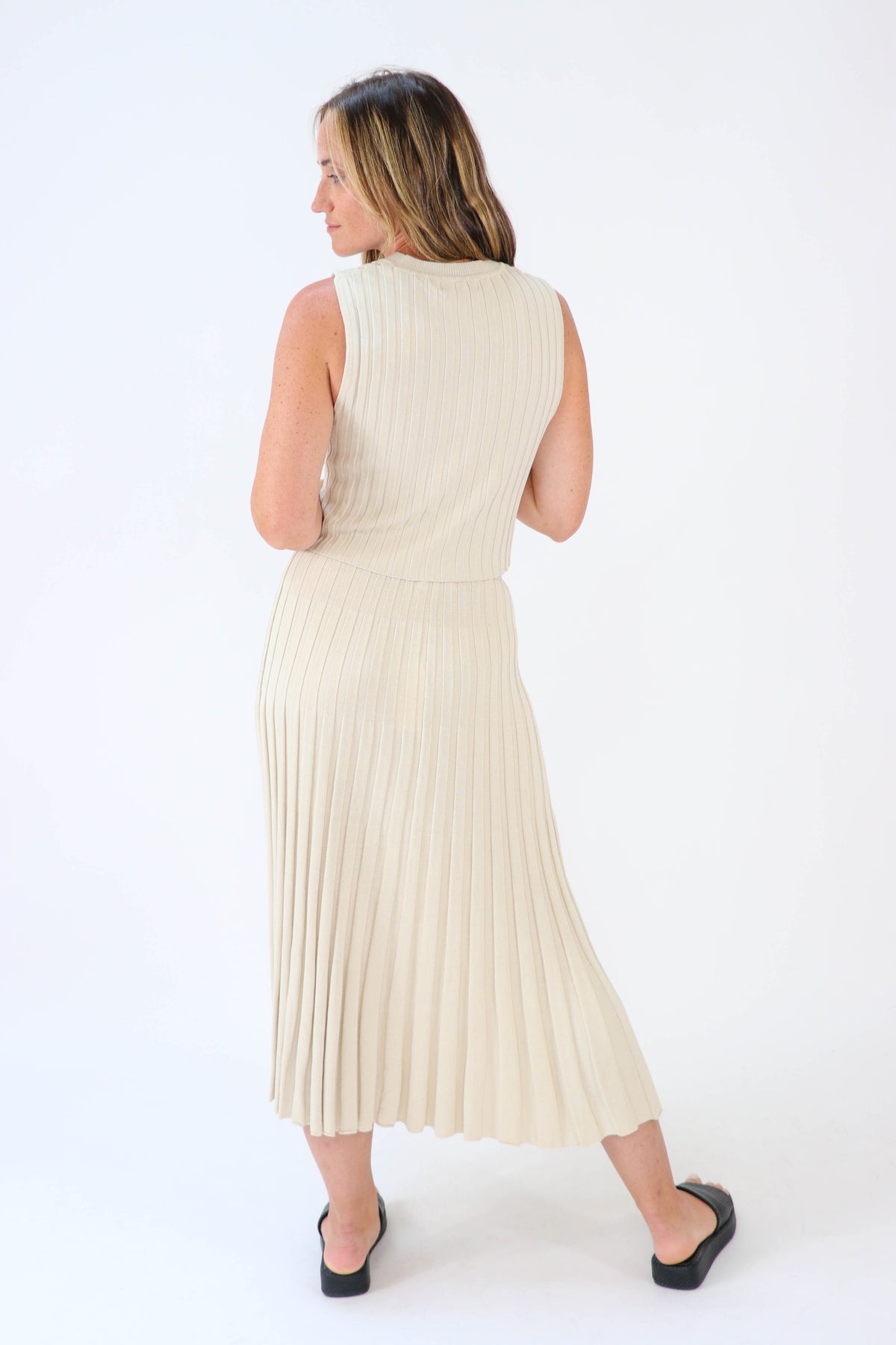 By Together | Ribbed Midi Skirt | Sweetest Stitch Online Boutique