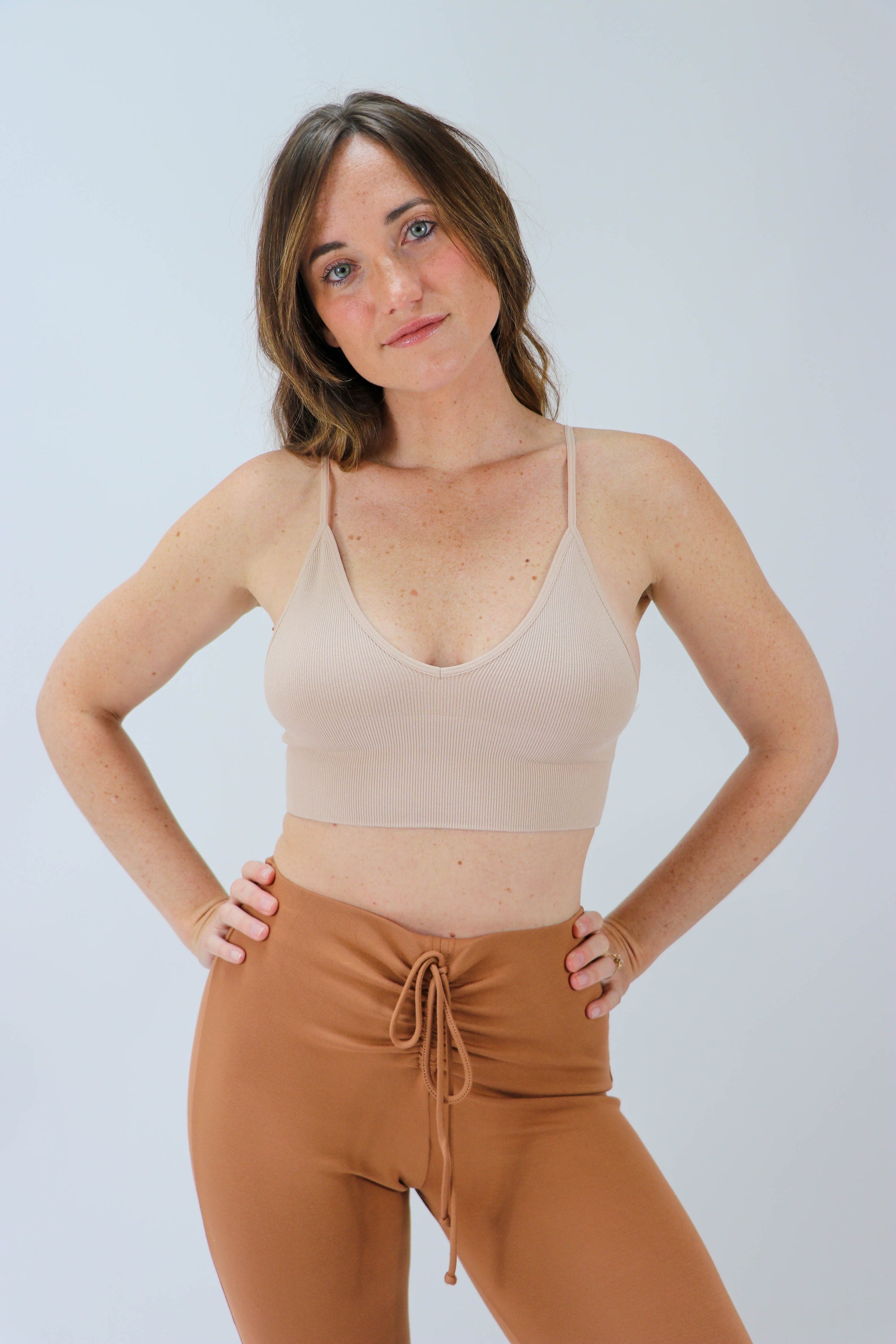 By Together | Ribbed V-Neck Brami | Sweetest Stitch Online Boutique