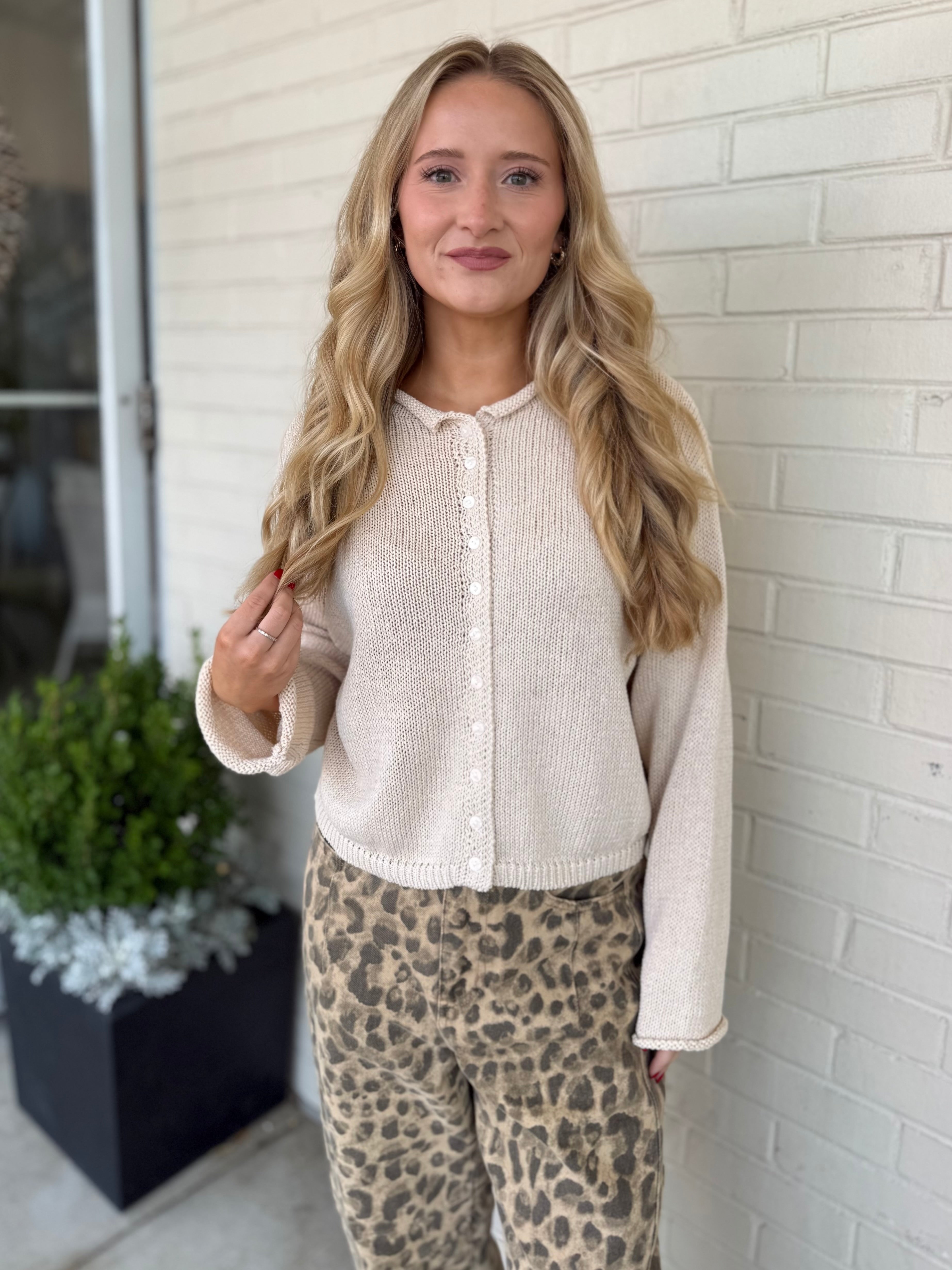 Miou Muse | Maggie Button Front Cardigan | Sweetest Stitch Richmond
