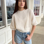 By Together | Zari Distressed Sweater | Sweetest Stitch