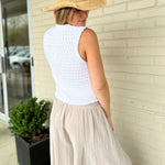 Miou Muse | Micah Knit Button Front Vest | Sweetest Stitch