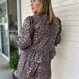 Casey Leopard Tie Front Set