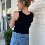 Miou Muse | Black Cutout Abigail Top | Sweetest Stitch