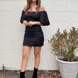 Crescent | Slip Into Satin Mini Dress | Sweetest Stitch Boutique