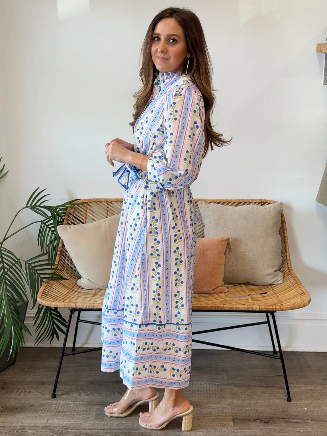 Entro | Shelley Floral Midi Dress | Sweetest Stitch Boutique Richmond