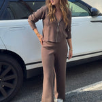 Current Air | Cruz Wide Leg Knit Pants | Sweetest Stitch Boutique RVA
