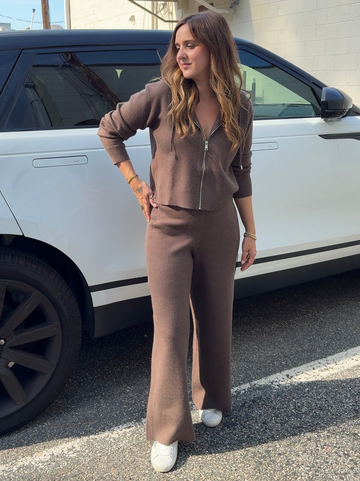 Current Air | Cruz Wide Leg Knit Pants | Sweetest Stitch Boutique RVA