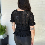 Miou Muse | Brooke Lace Short Sleeve Top | Sweetest Stitch