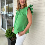 Entro | Kate Flutter Sleeve Top | Sweetest Stitch Boutique