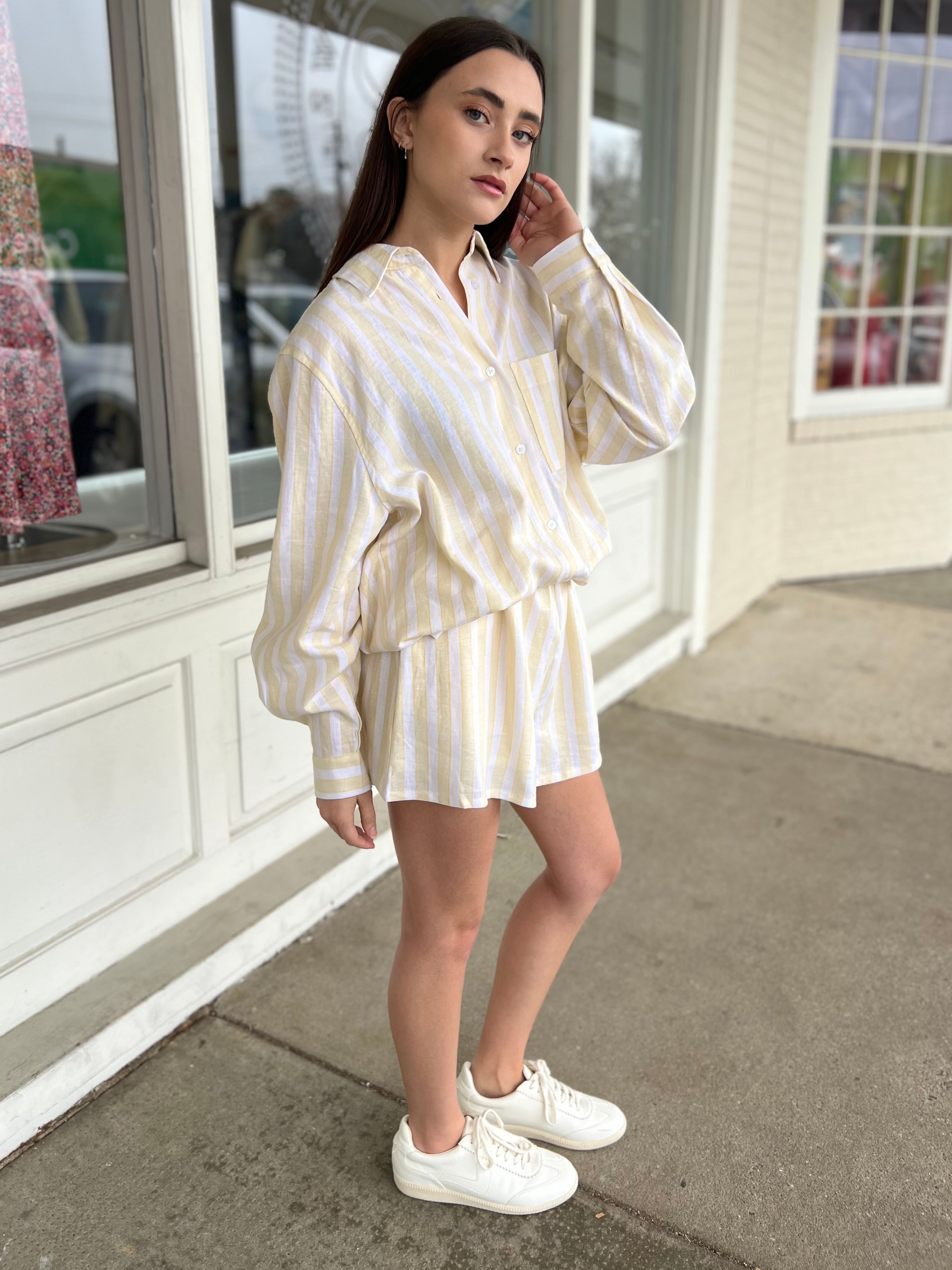 By Together | Salvador Striped Shorts | Sweetest Stitch