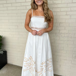 Lalavon | Jax Off White Midi Dress | Sweetest Stitch Boutique