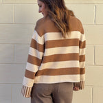 Miou Muse | Striped Wrap Me Up Sweater | Sweetest Stitch Boutique