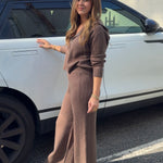 Current Air | Cruz Wide Leg Knit Pants | Sweetest Stitch Boutique RVA