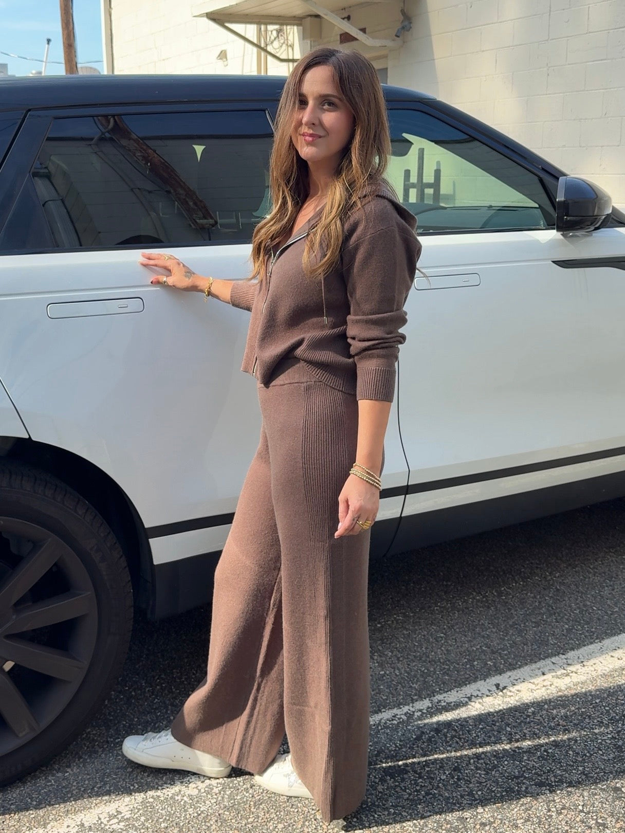 Current Air | Cruz Wide Leg Knit Pants | Sweetest Stitch Boutique RVA