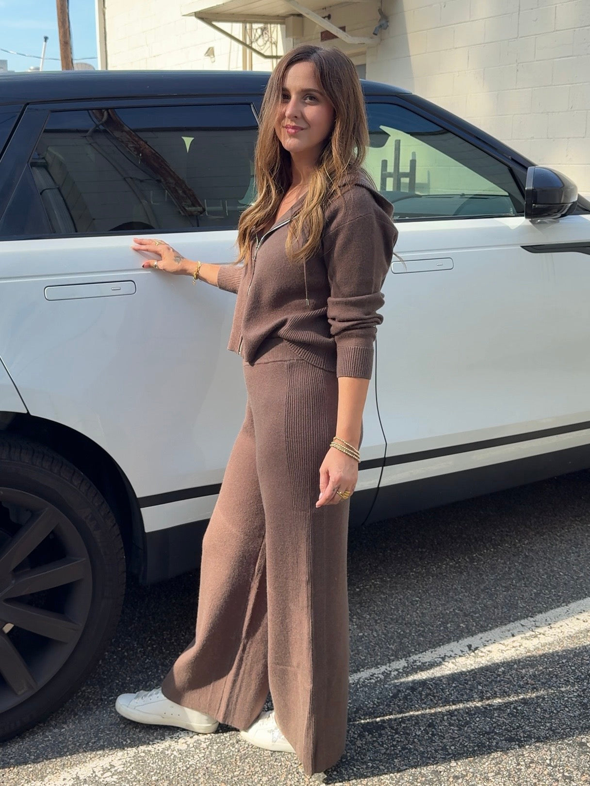 Current Air | Cruz Wide Leg Knit Pants | Sweetest Stitch Boutique RVA