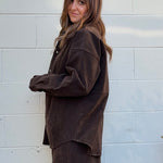 Bailey Rose | Aliza Button Front Jacket | Sweetest Stitch Boutique