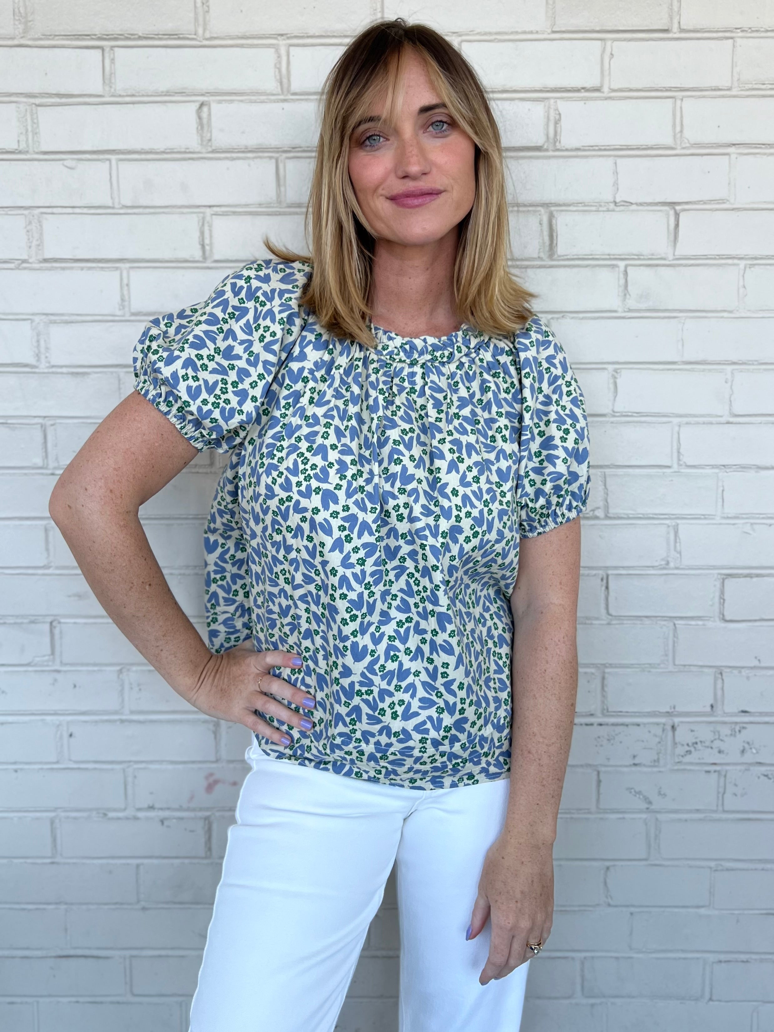 Strut & Bolt | Blue Sunny Days Blouse | Sweetest Stitch