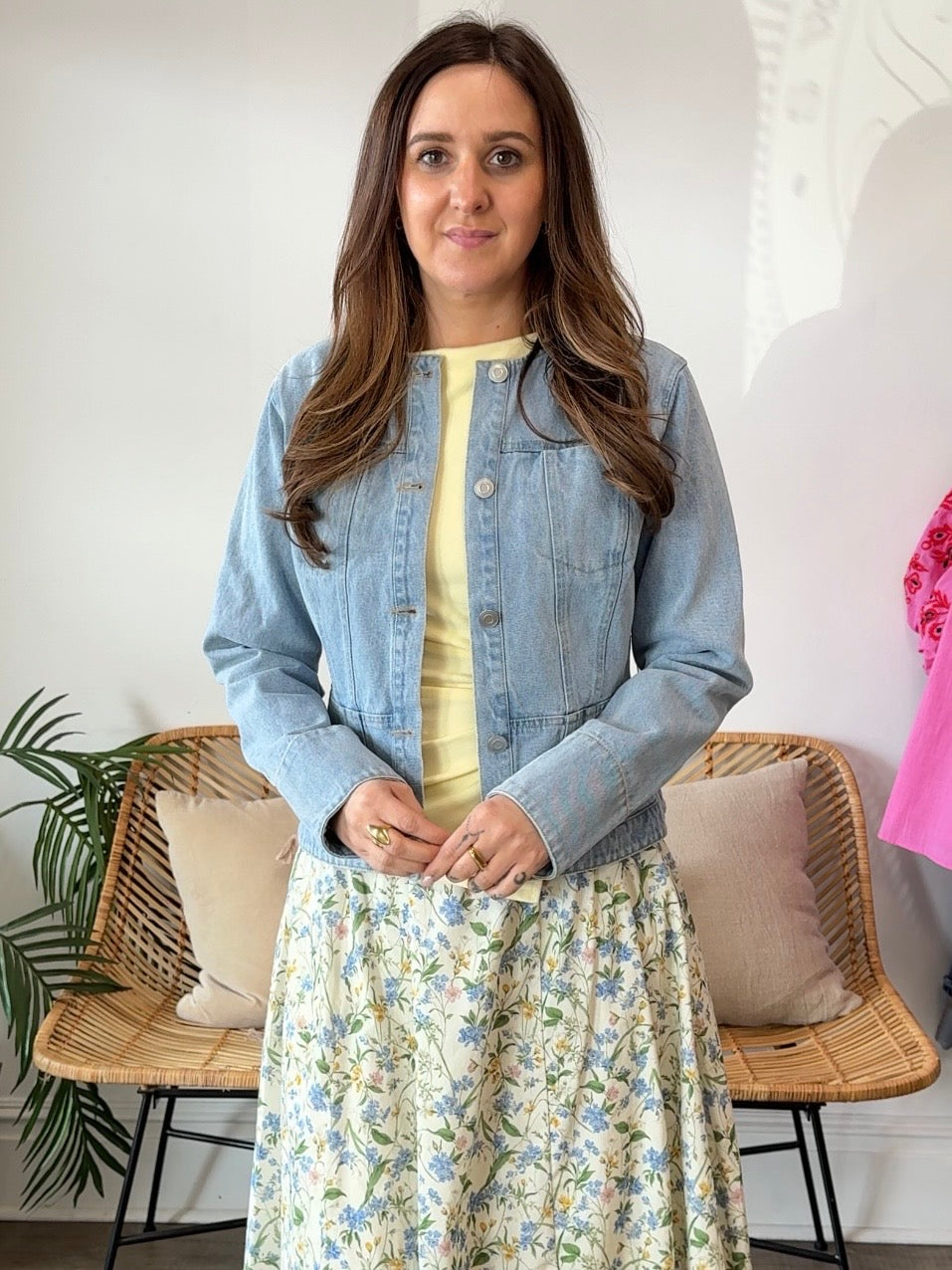 Fate | Benji Button Front Denim Jacket | Sweetest Stitch Boutique RVA