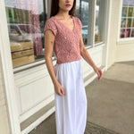 Miou Muse | White Linen Pants | Sweetest Stitch Boutique