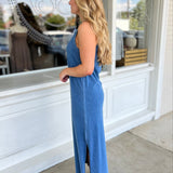 Z Supply | Palisades Jersey Denim Dress | Sweetest Stitch