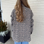 Hidden | Chrissy Leopard Button Up Jacket | Sweetest Stitch