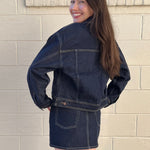 Just Black Denim | Dark Wash Denim Jacket | Sweetest Stitch