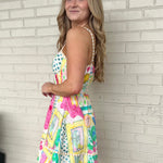 Entro | Bridget Print Fit & Flare Mini Dress | Sweetest Stitch Boutique
