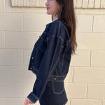 Just Black Denim | Dark Wash Denim Jacket | Sweetest Stitch