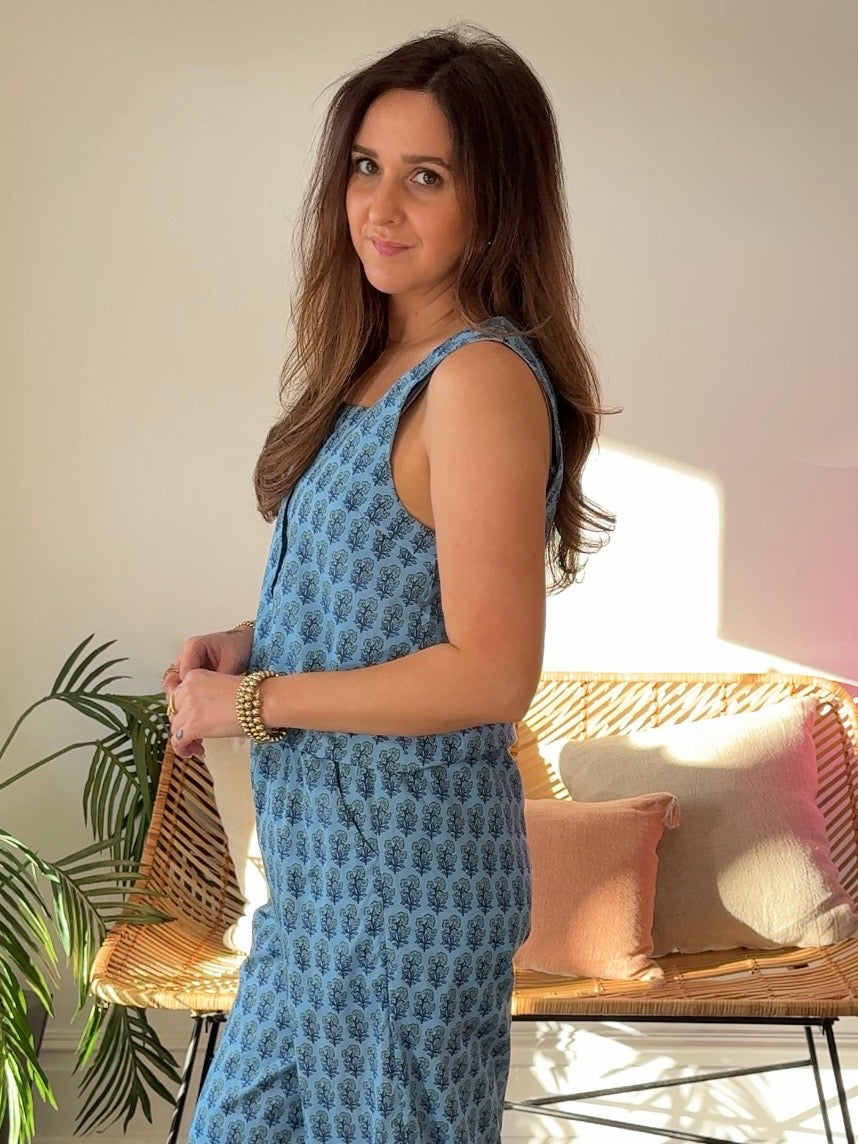 Entro | Marissa Button Front Sleeveless Top | Sweetest Stitch Boutique