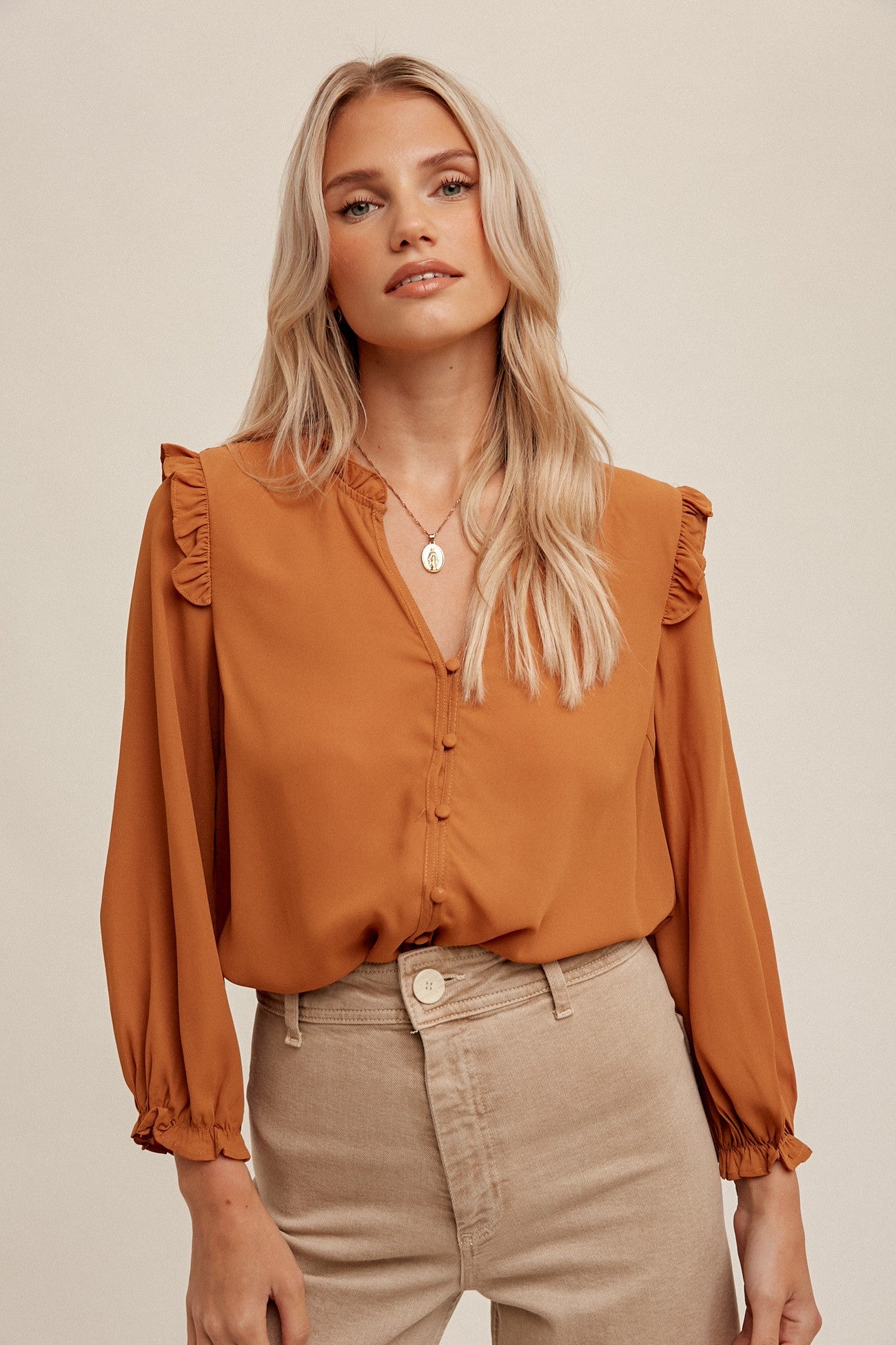 Hem & Thread | Long Sleeve Blouse for Fall | Sweetest Stitch Online