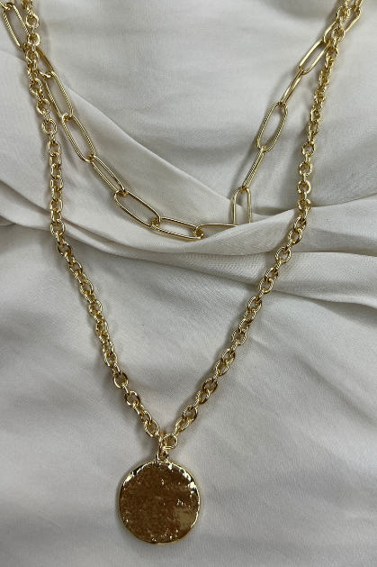 Layered Paperclip Chain Necklace | Sweetest Stitch Boutique