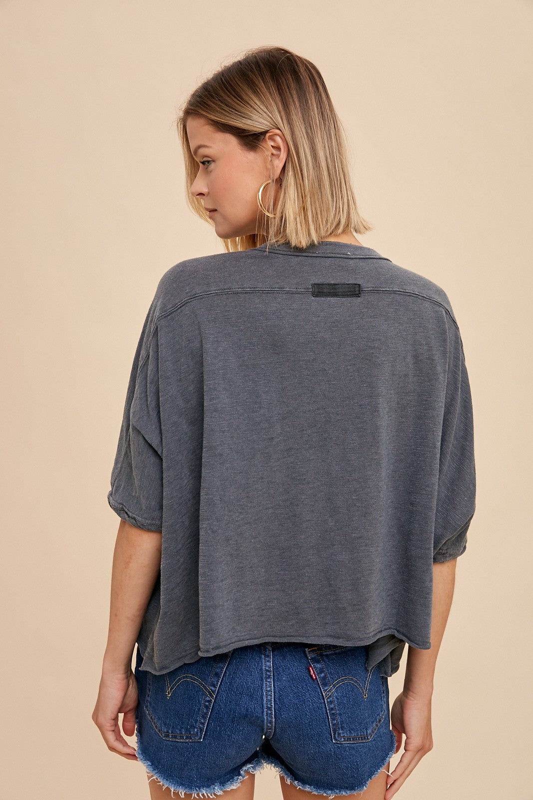 In Loom | Charcoal Basic Tee | Sweetest Stitch Women&#39;s Boutique