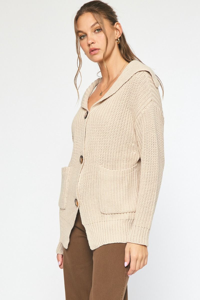 Entro | Button Front Cardigan | Sweetest Stitch Online Boutique
