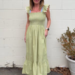 THML | Arleth Ruffle Sleeve Maxi Dress | Sweetest Stitch Boutique