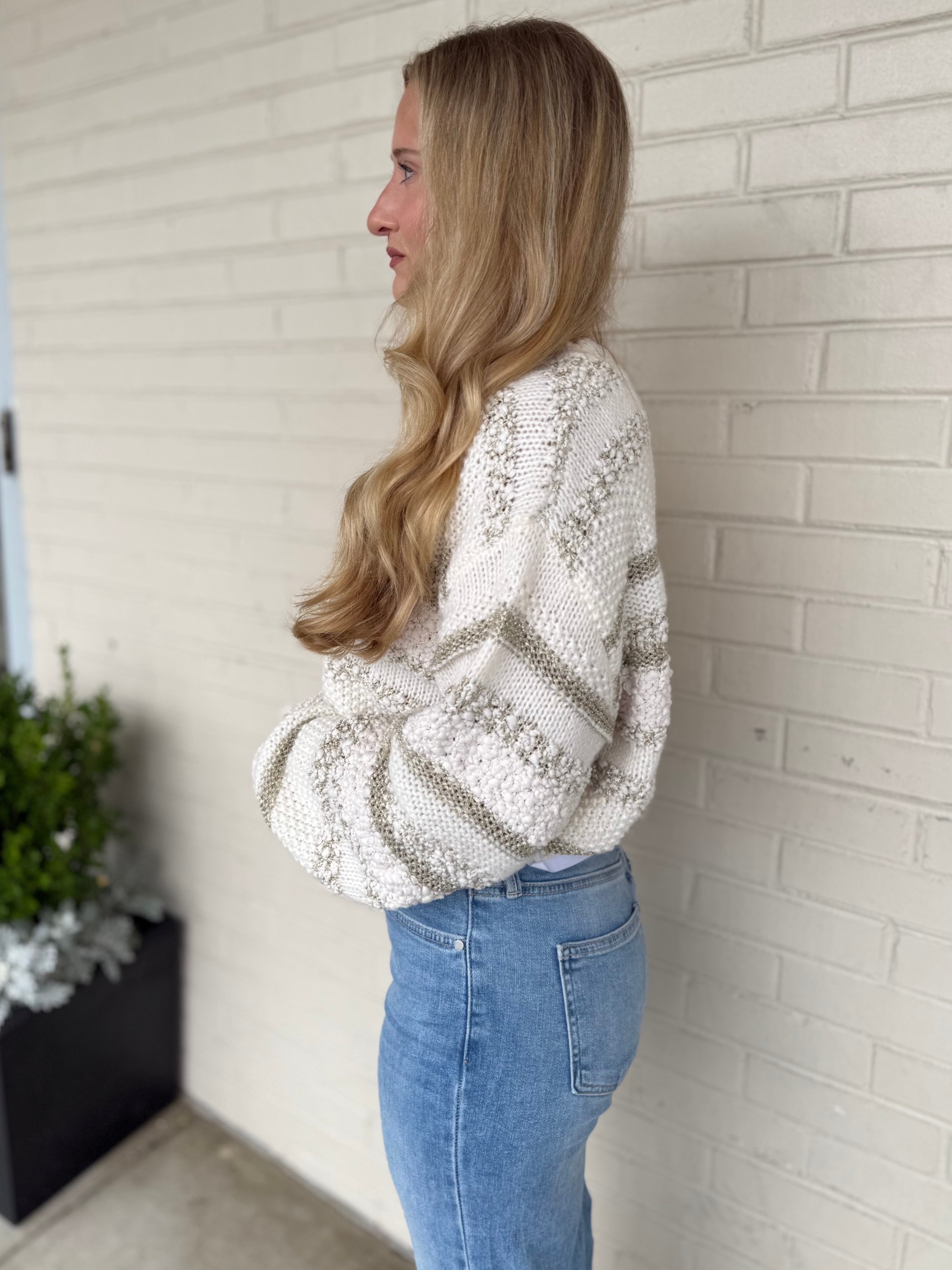 Storia | Leighton Striped Sweater | Sweetest Stitch Boutique Richmond