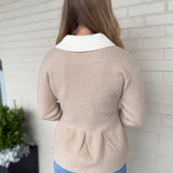 Aaron & Amber | Madeline Peplum Sweater | Sweetest Stitch Boutique