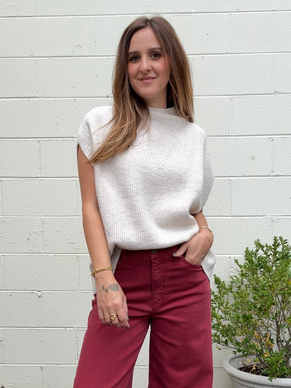 THML | Sage Mock Neck Sweater | Sweetest Stitch Boutique Richmond