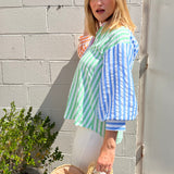 Entro | Kelly Striped Color Block Top | Sweetest Stitch Boutique