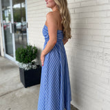 Olivaceous | Nancy Strapless Midi Dress | Sweetest Stitch Boutique